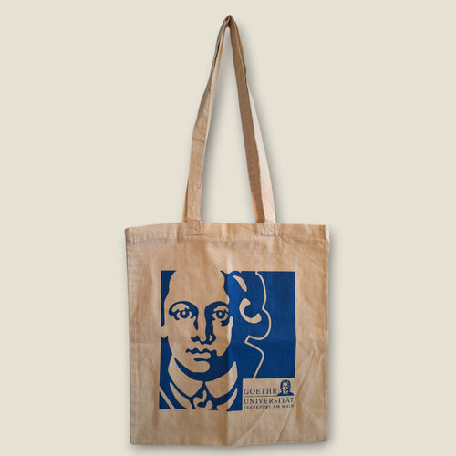 Cotton tote bags of the Goethe University Frankfurt