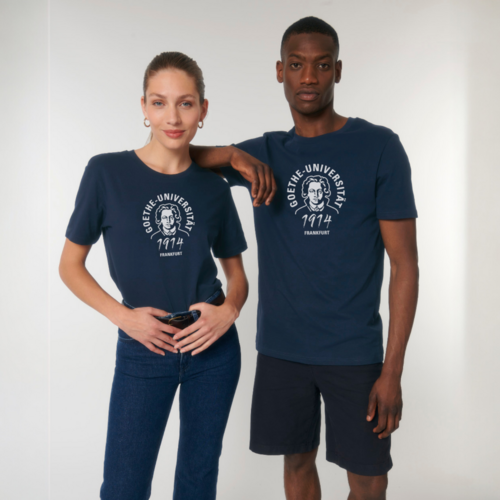 T-Shirt unisex dunkelblau Goethe-Universität "1914"
