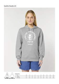 Hoodie Bio-Baumwolle "1914" Grau Unisex