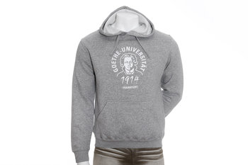 Grauer Hoodie Unisex 1914 Goethe Universität Frankfurt